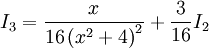 I_3=\frac x{16\left(x^2+4\right)^2}+\frac3{16}I_2